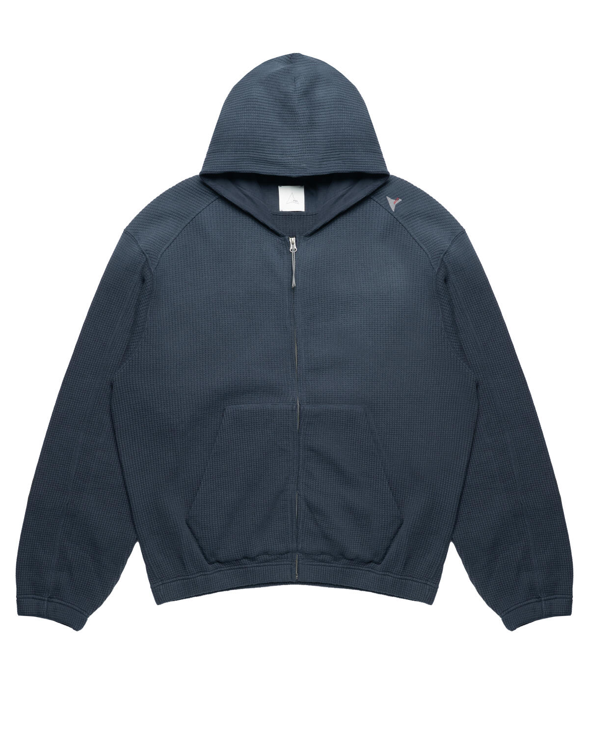 ROA Bee Sun Faded Organic Waffle Zip Up Hoodie | YBMW034FA31